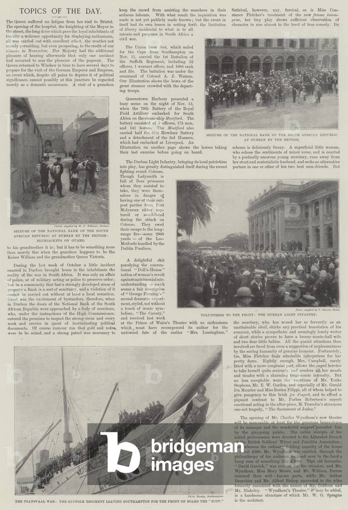 The Transvaal War (b/w photo)