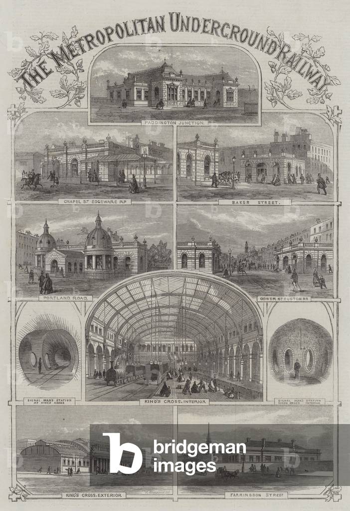 The Metropolitan Underground Railway (engraving)