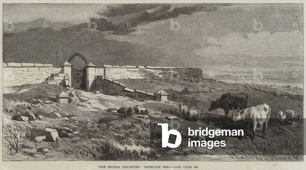 The Crimea revisited, Cathcart Hill (engraving)