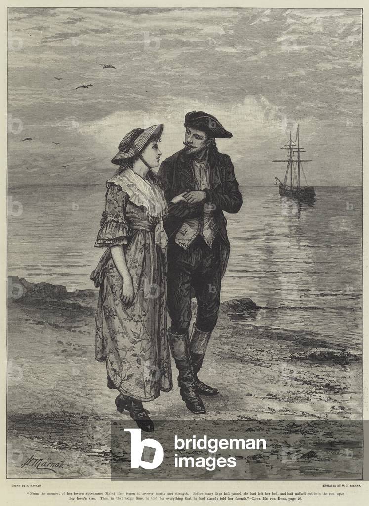 Love Me For Ever, by Robert Buchanan (engraving)