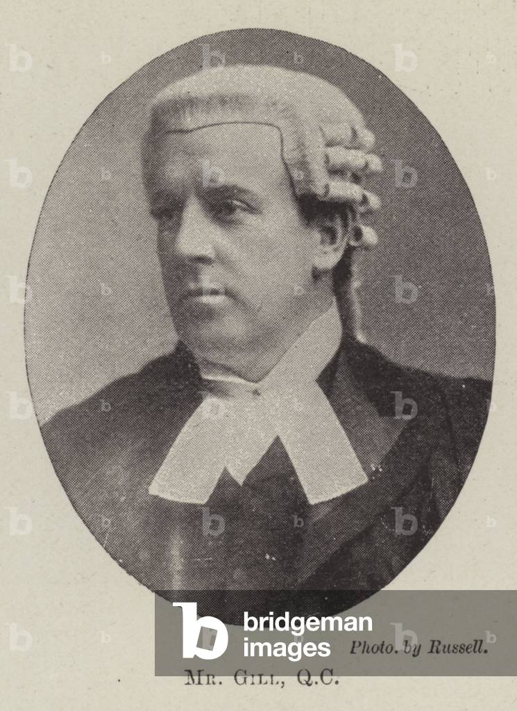 Mr Gill, QC (engraving)