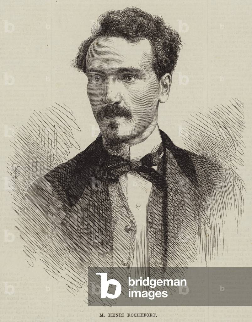 M Henri Rochefort (engraving)