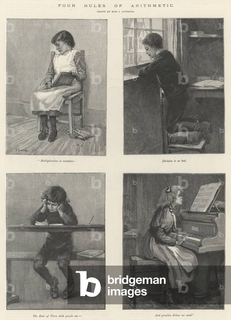 Four Rules of Arithmetic (engraving)