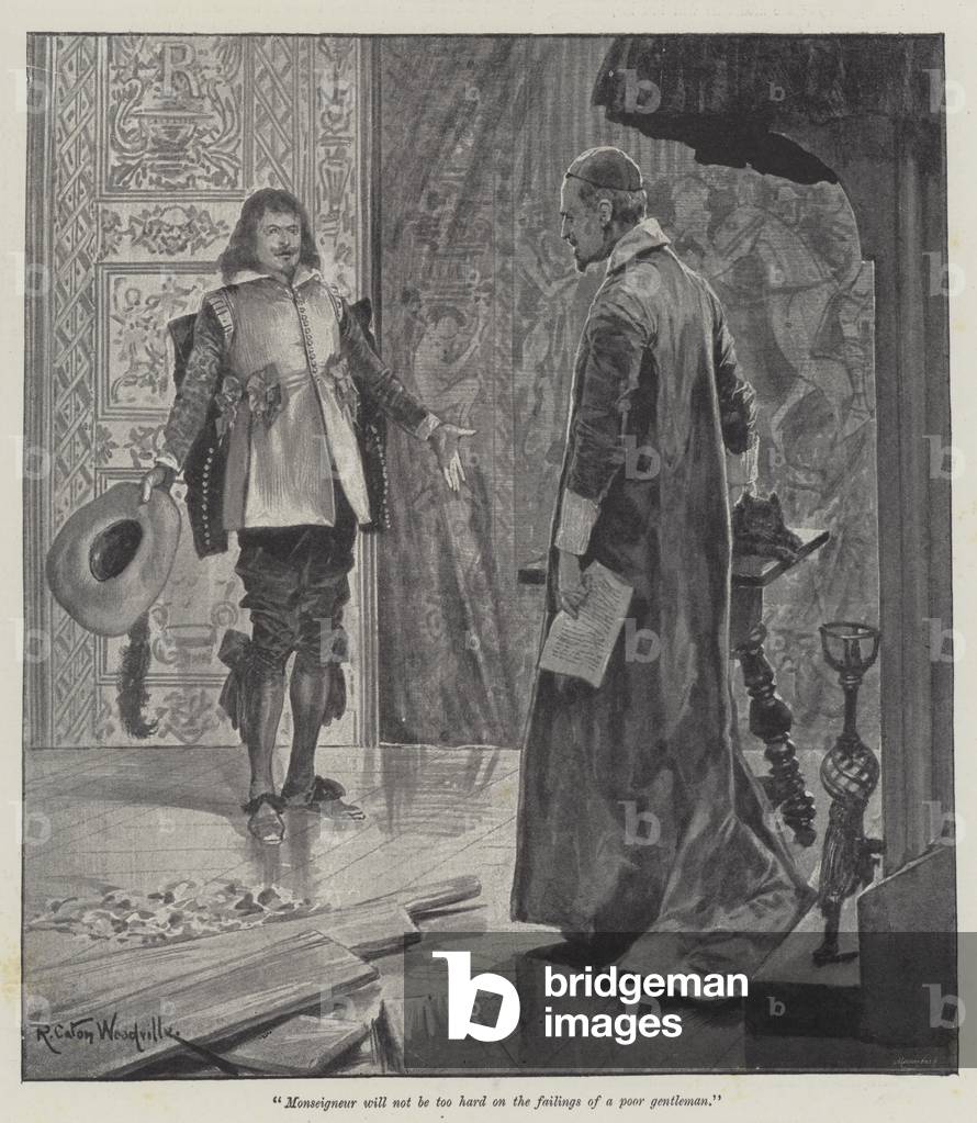 Under the Red Robe, by Stanley J Weyman (litho)