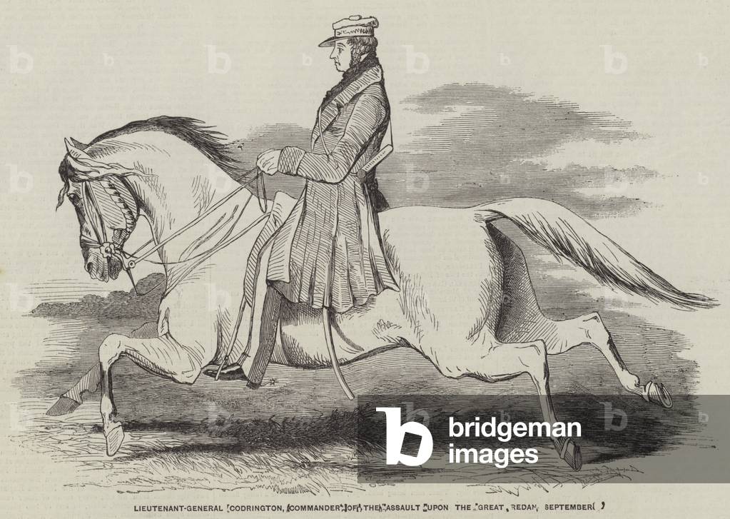 Lieutenant-General Codrington, Commander of the Assault upon the Great Redan, 9 September (engraving)