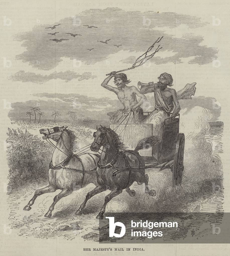 Her Majesty's Mail in India (engraving)