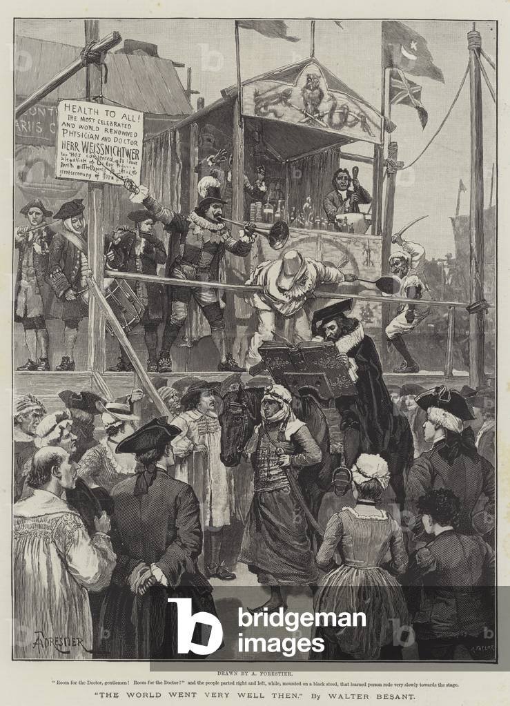 The World Went Very Well Then, by Walter Besant (engraving)
