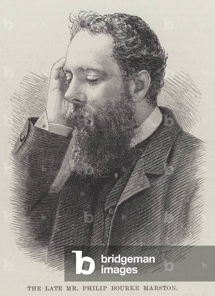 The late Mr Philip Bourke Marston (engraving)