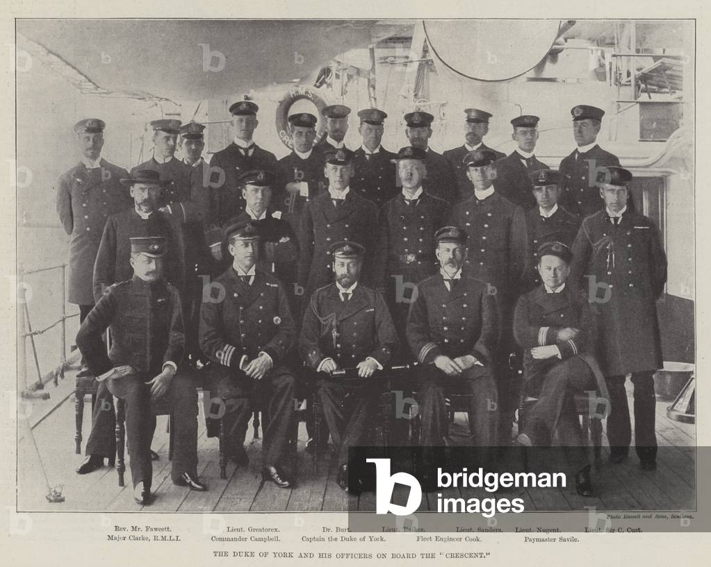 The Duke of York and his Officers on Board the 