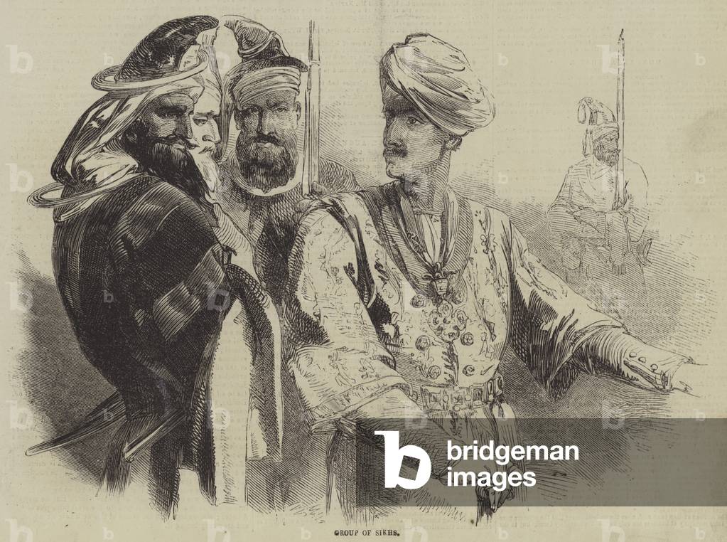 Group of Sikhs (engraving)