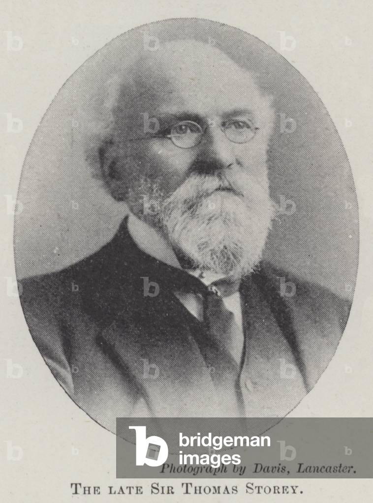 The late Sir Thomas Storey (b/w photo)