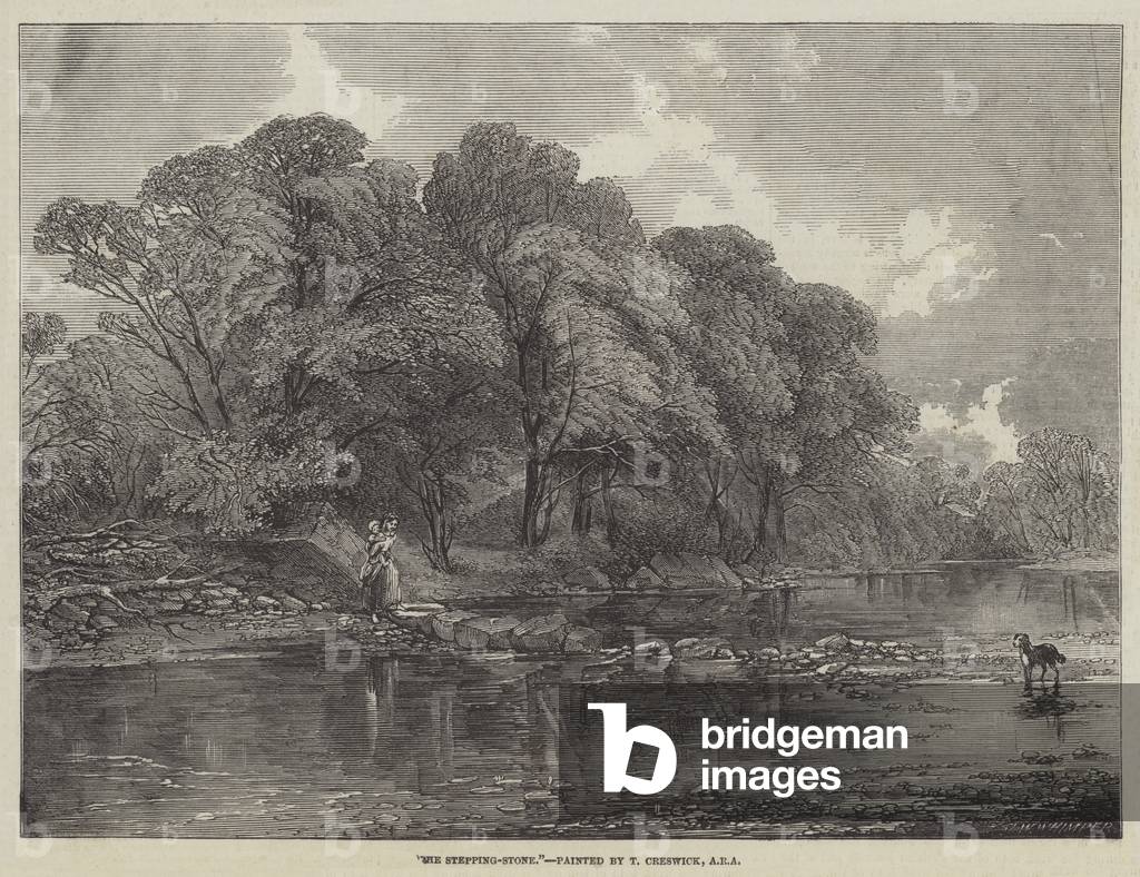 The Stepping-Stone (engraving)