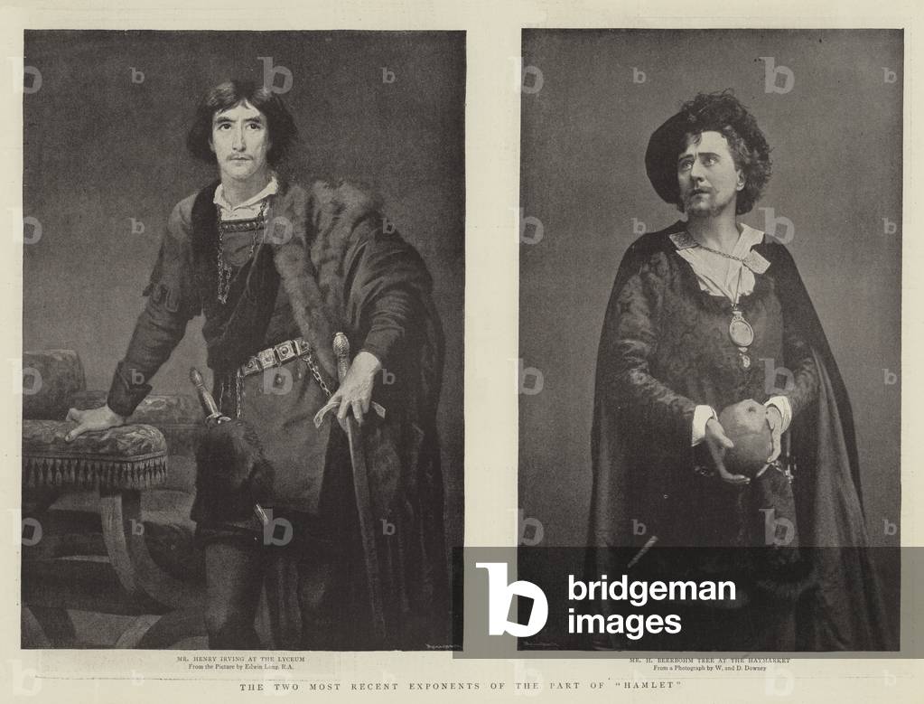 The Two Most Recent Exponents of the Part of Hamlet (litho)