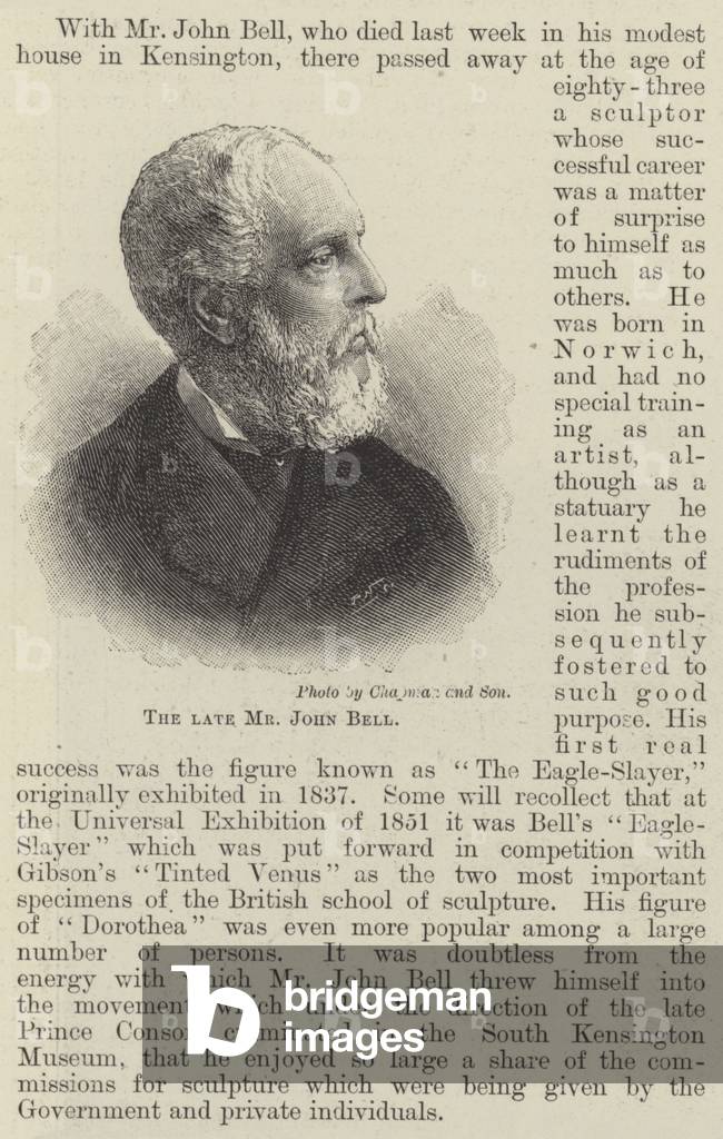 The late Mr John Bell (engraving)