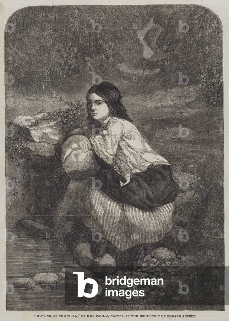 Resting at the Well (engraving)