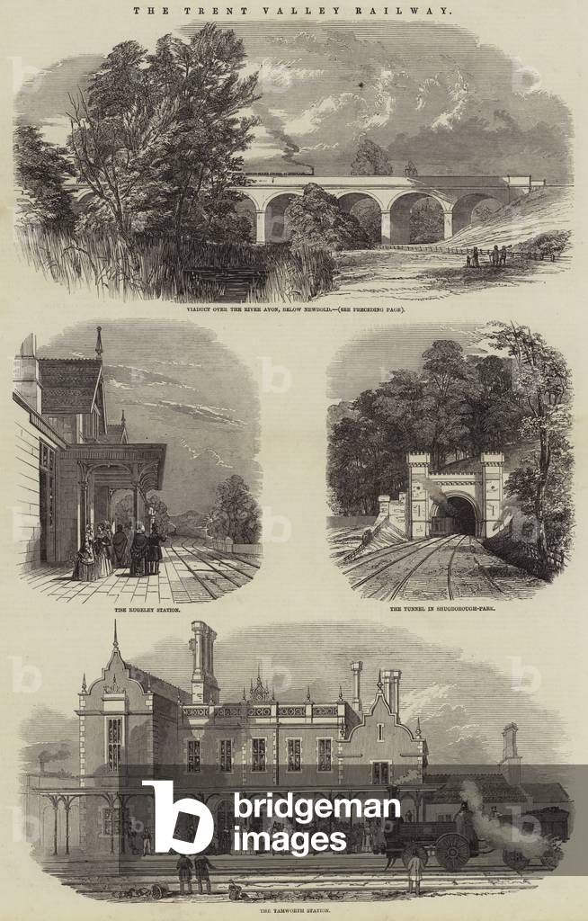 The Trent Valley Railway (engraving)