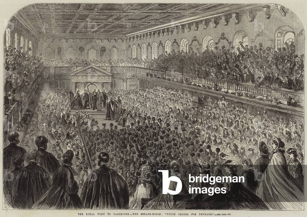 The Royal Visit to Cambridge, the Senate-House, 