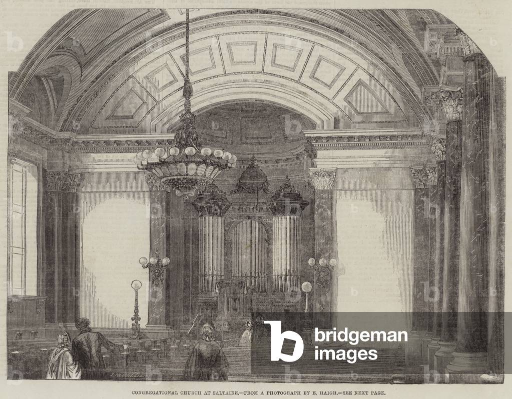 Congregational Church at Saltaire (engraving)