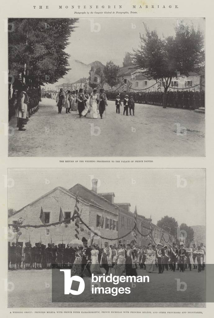 The Montenegrin Marriage (b/w photo)