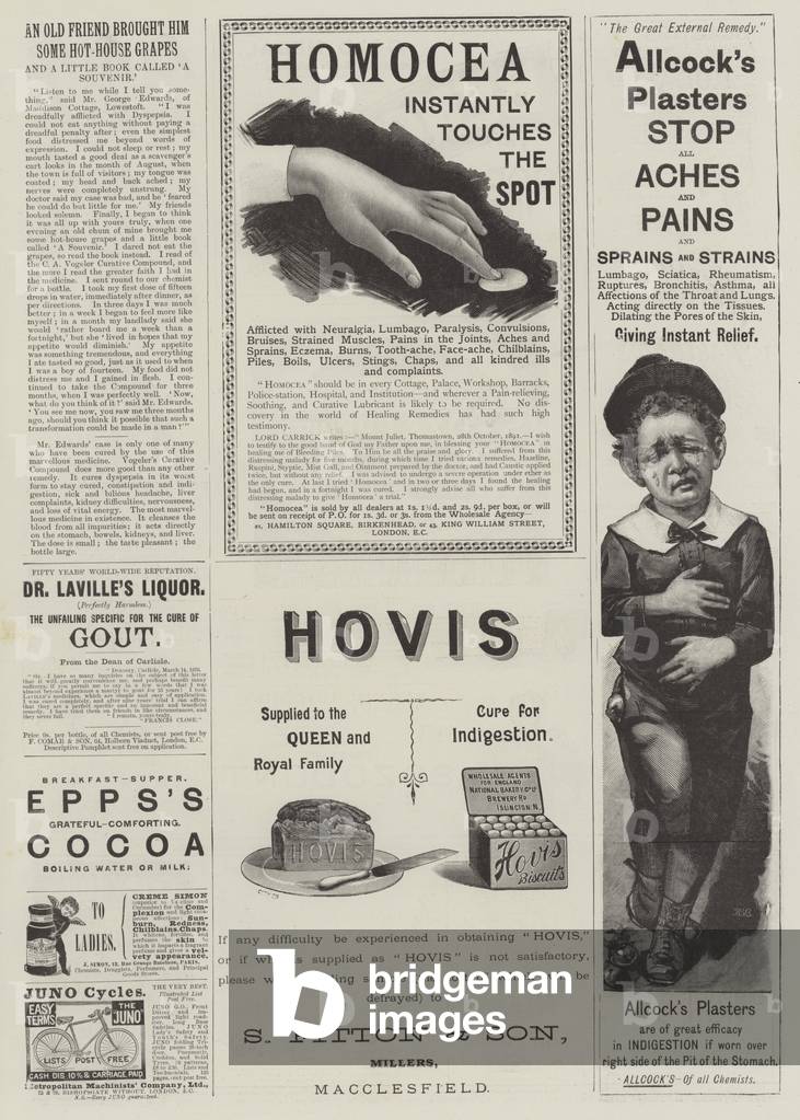 Page of Advertisements (engraving)