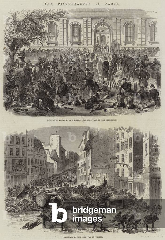 The Disturbances in Paris (engraving)