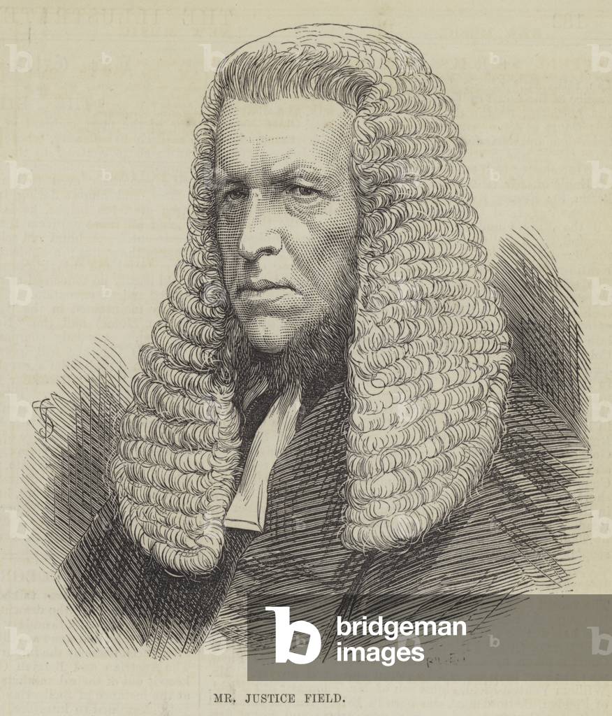 Mr Justice Field (engraving)