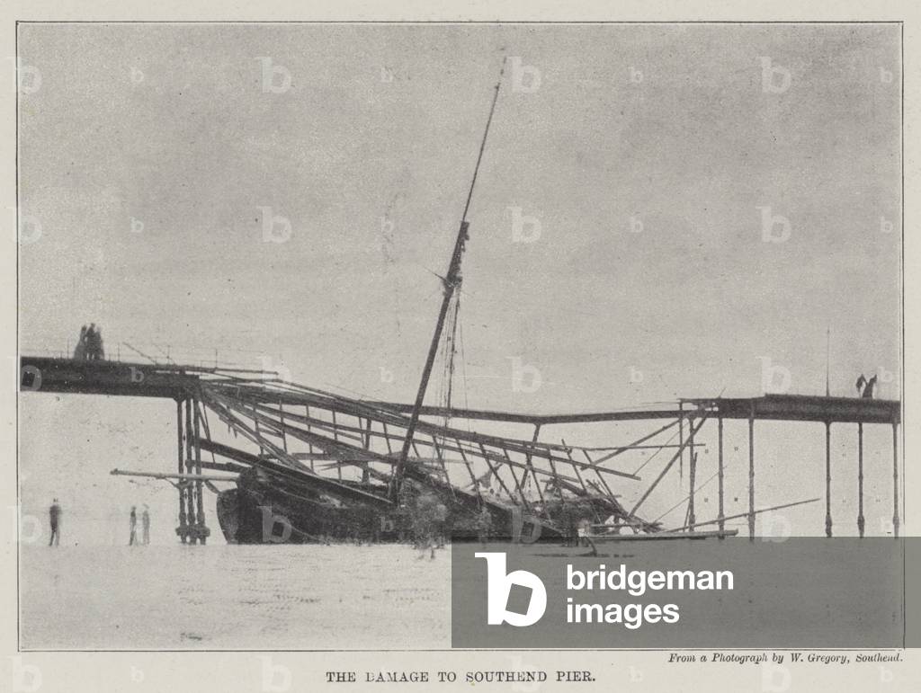 The Damage to Southend Pier (engraving)