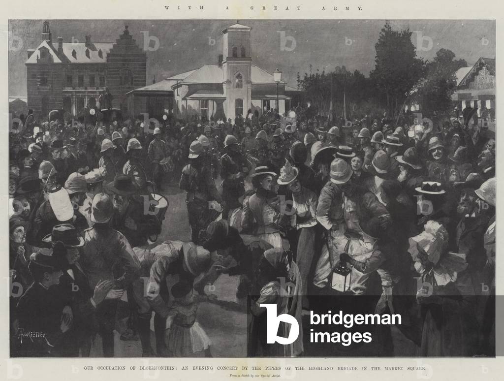 With a Great Army (litho)