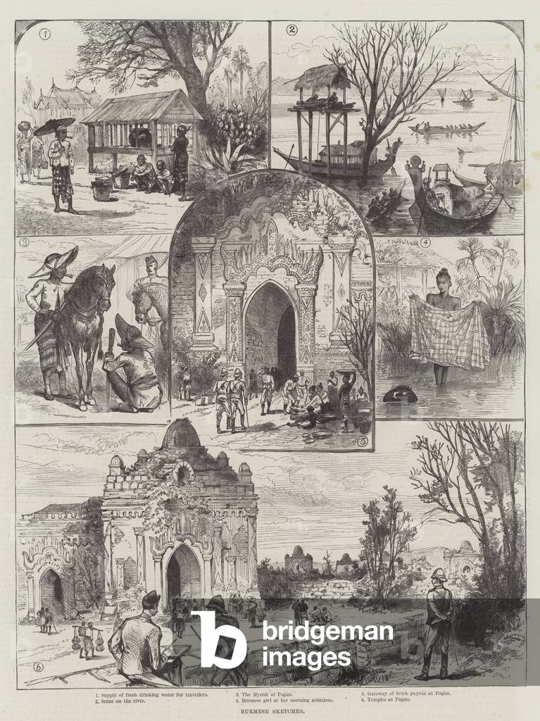 Burmese Sketches (engraving)