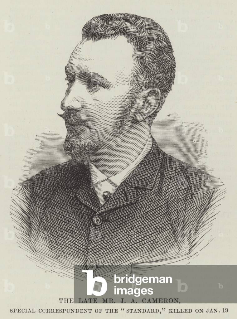 The late Mr J A Cameron, Special Correspondent of the 