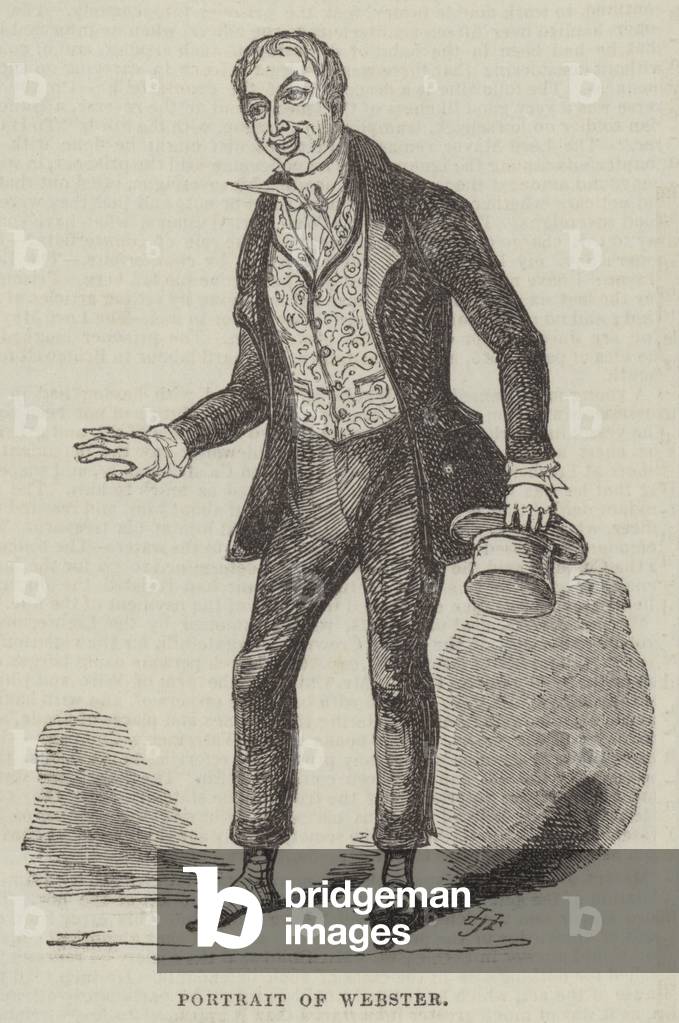 Portrait of Webster (engraving)