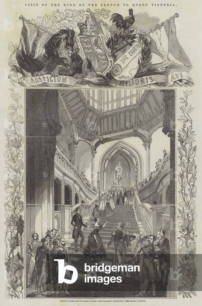 Visit of the King of the French to Queen Victoria (engraving)