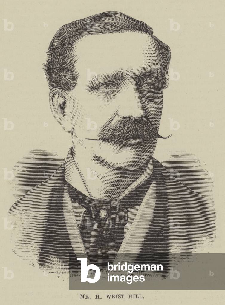 Mr H Weist Hill (engraving)