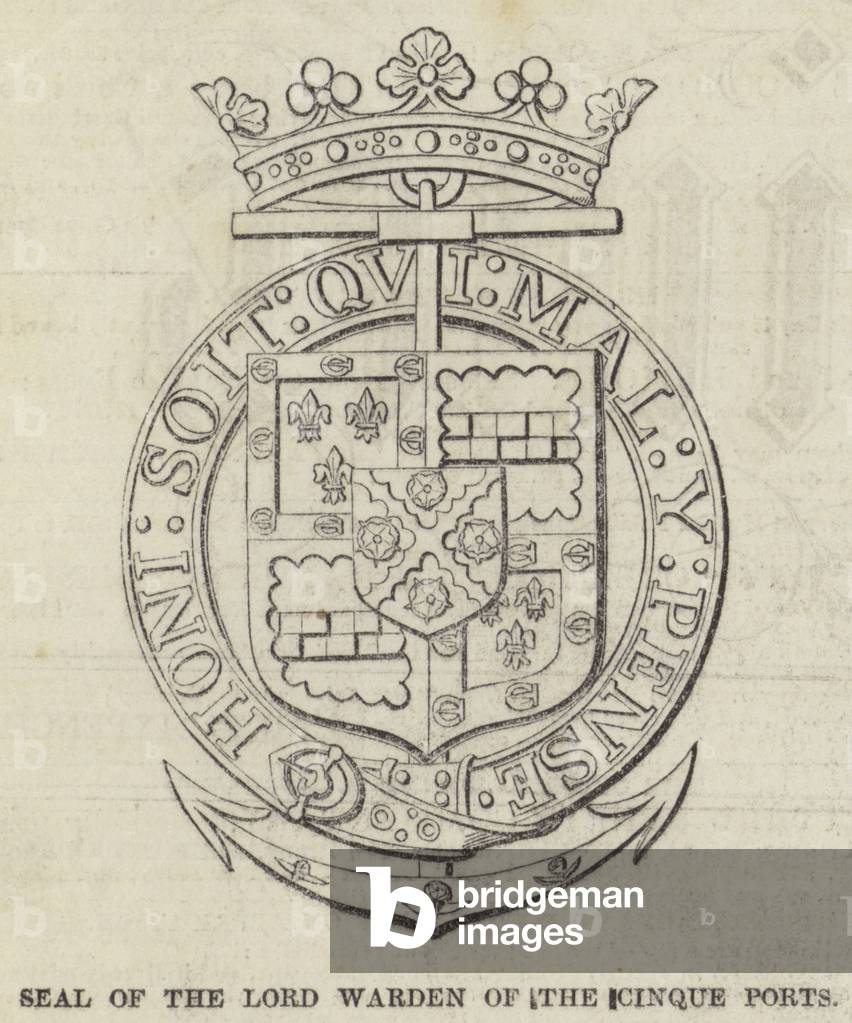 Seal of the Lord Warden of the Cinque Ports (engraving)