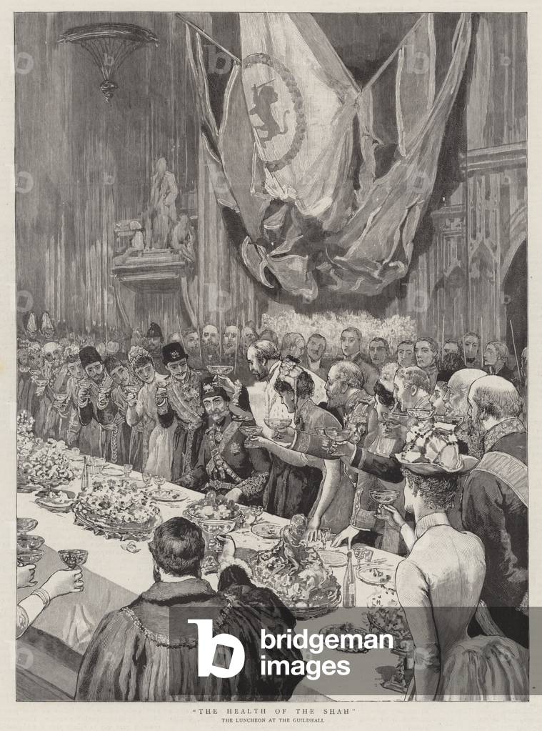 The Health of the Shah (engraving)