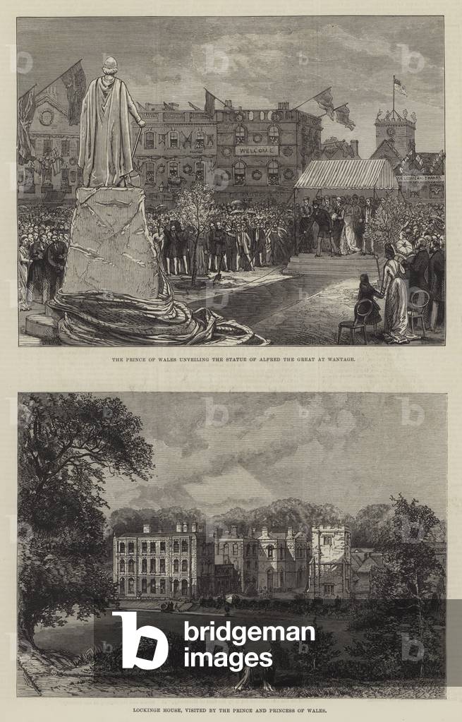 Royal Visit to Berkshire (engraving)