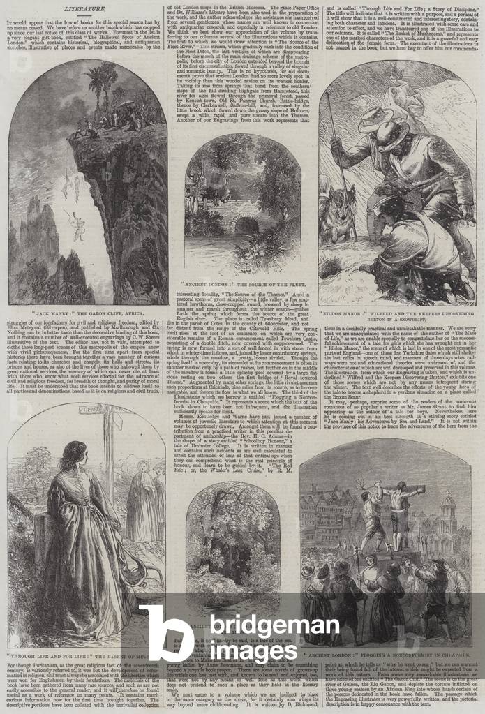 Literary Illustrations (engraving)