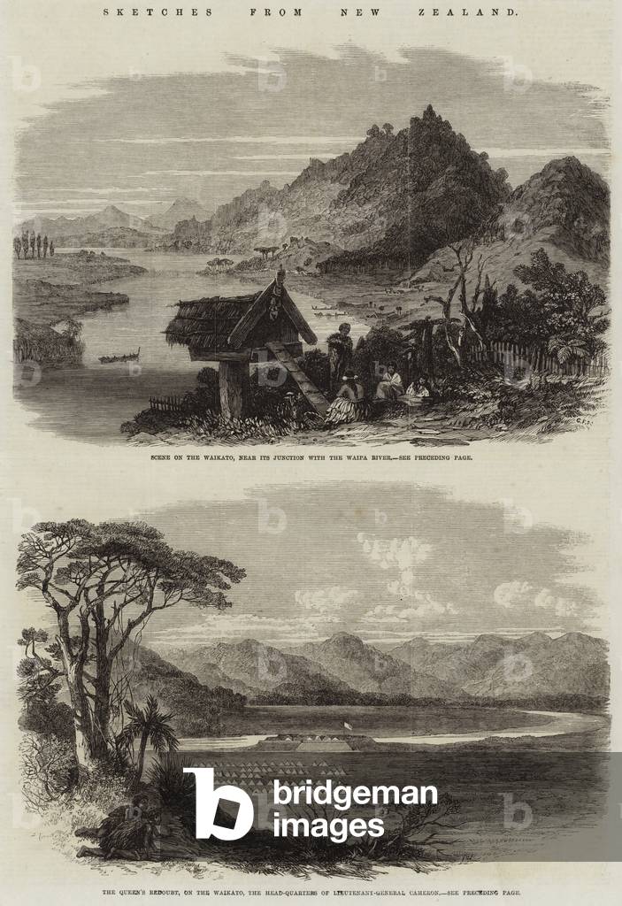 Sketches from New Zealand (engraving)
