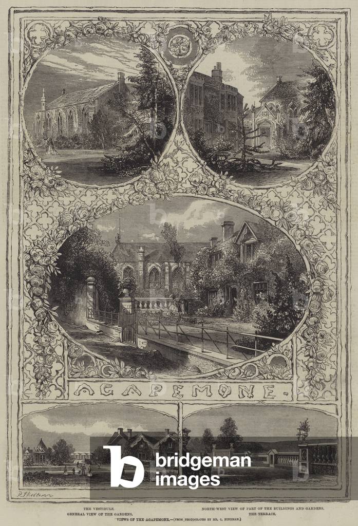 Views of the Agapemone (engraving)