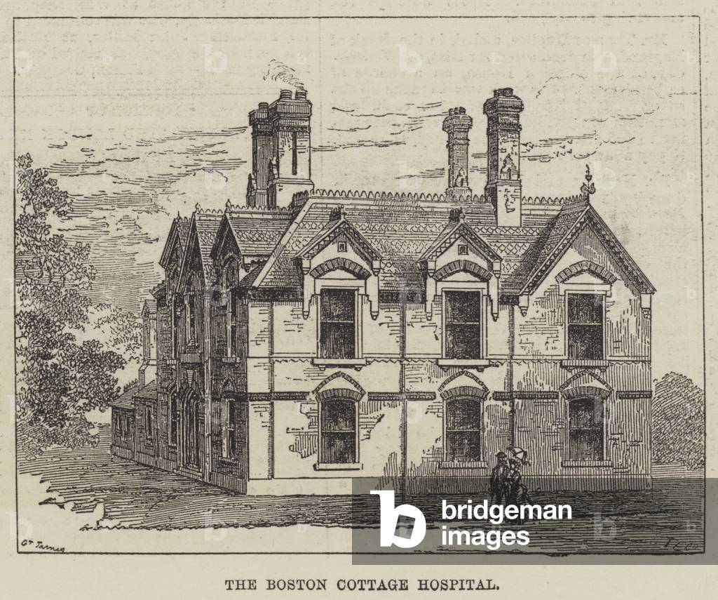 The Boston Cottage Hospital (engraving)