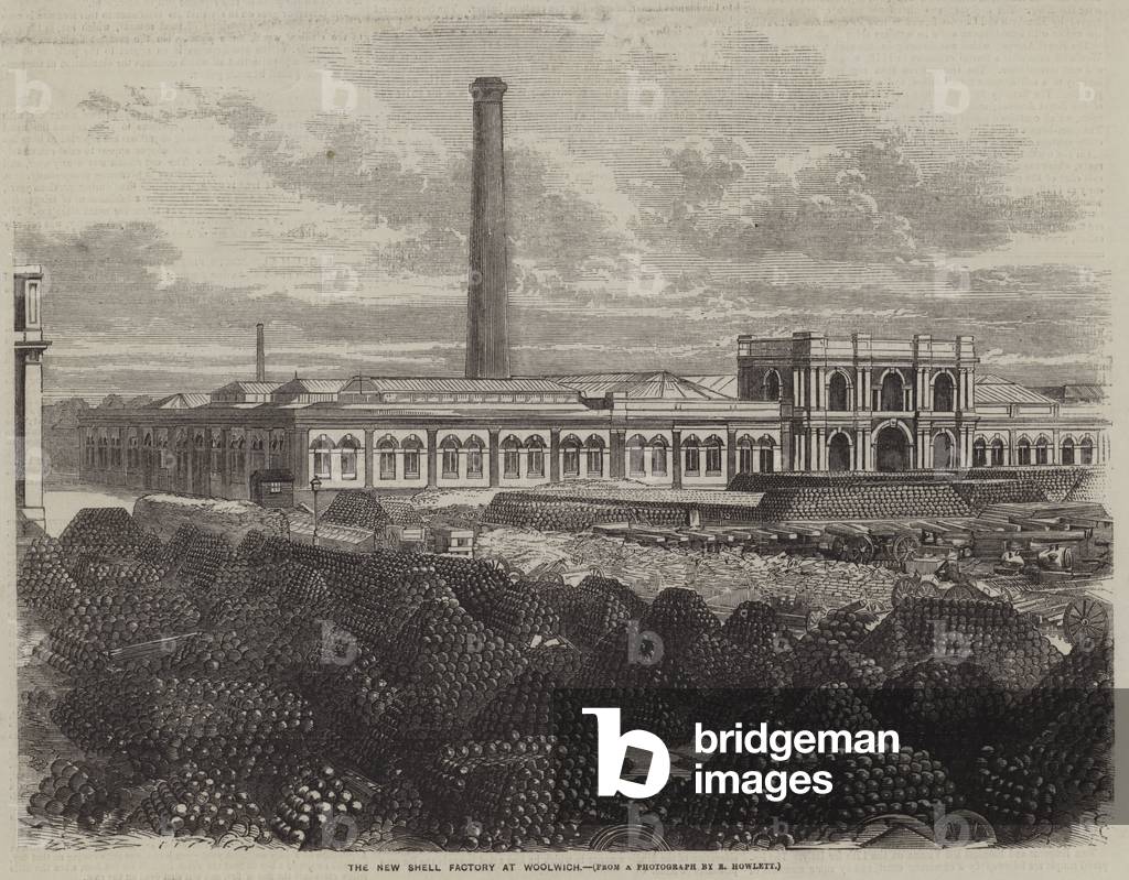 The New Shell Factory at Woolwich (engraving)