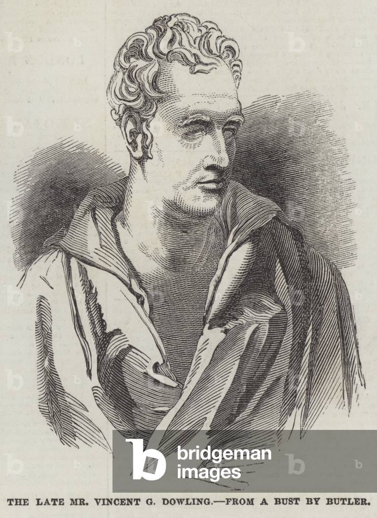 The late Mr Vincent G Dowling (engraving)