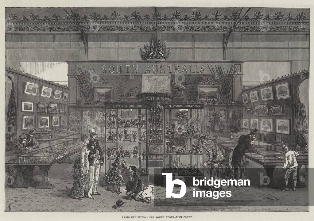 Paris Exhibition, the South Australian Court (engraving)