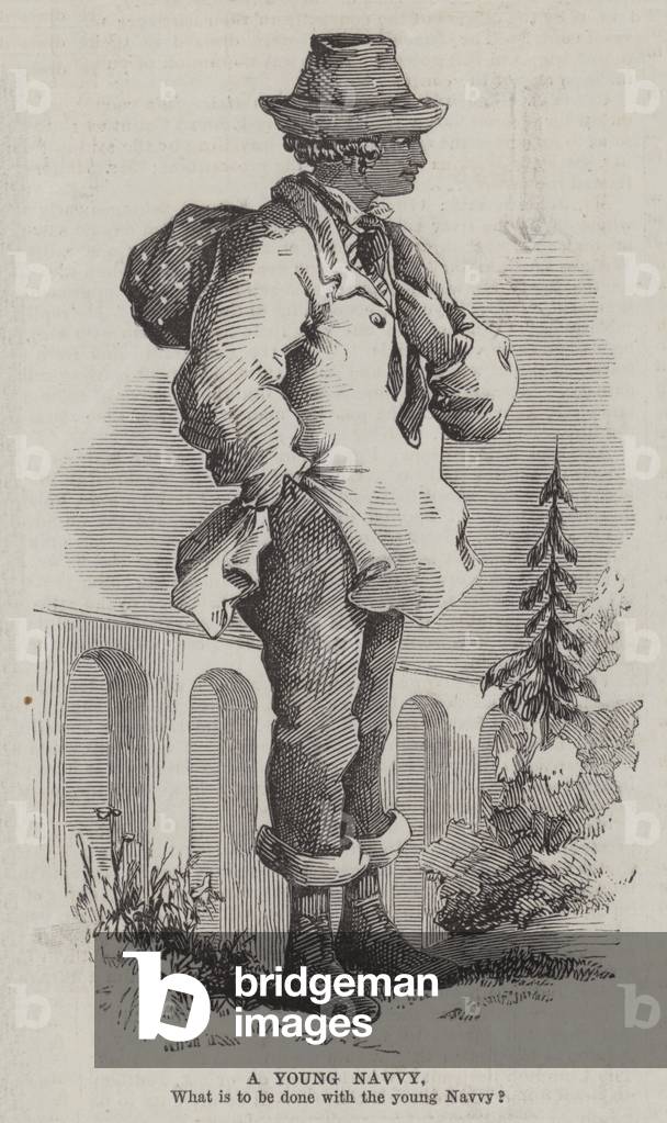 A Young Navvy, iIllustration for The Pictorial Times, 6 November 1847 (engraving)
