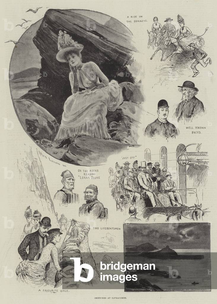 Sketches at Ilfracombe (litho)