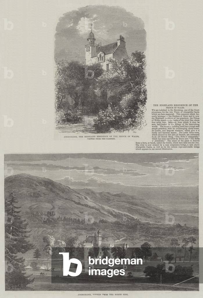 The Highland Residence of the Prince of Wales (engraving)