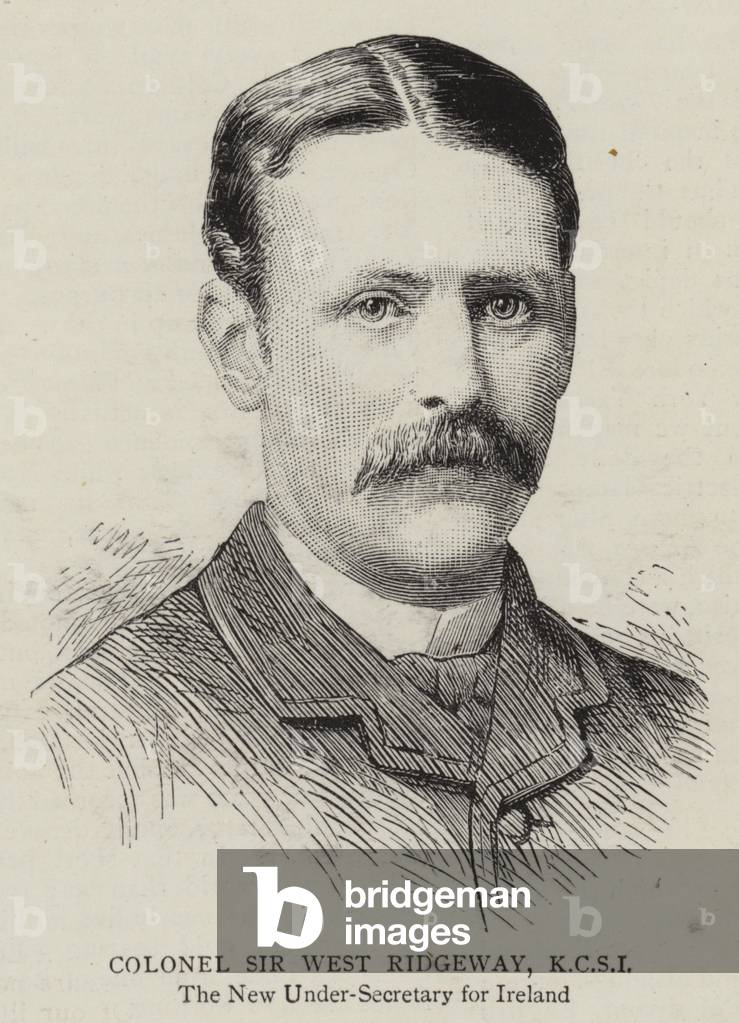 Colonel Sir West Ridgeway, KCSI (engraving)
