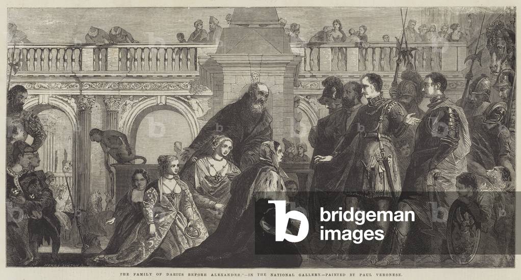 The Family of Darius before Alexander (engraving)