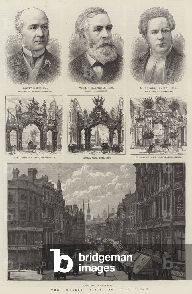 The Queen's Visit to Birmingham (engraving)
