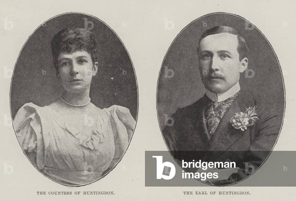 The Marriage of Lord Huntingdon (b/w photo)